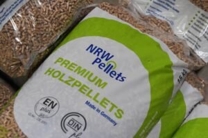 NRW Holzpellets Sackware auf Palette – 990 kg – DINplus