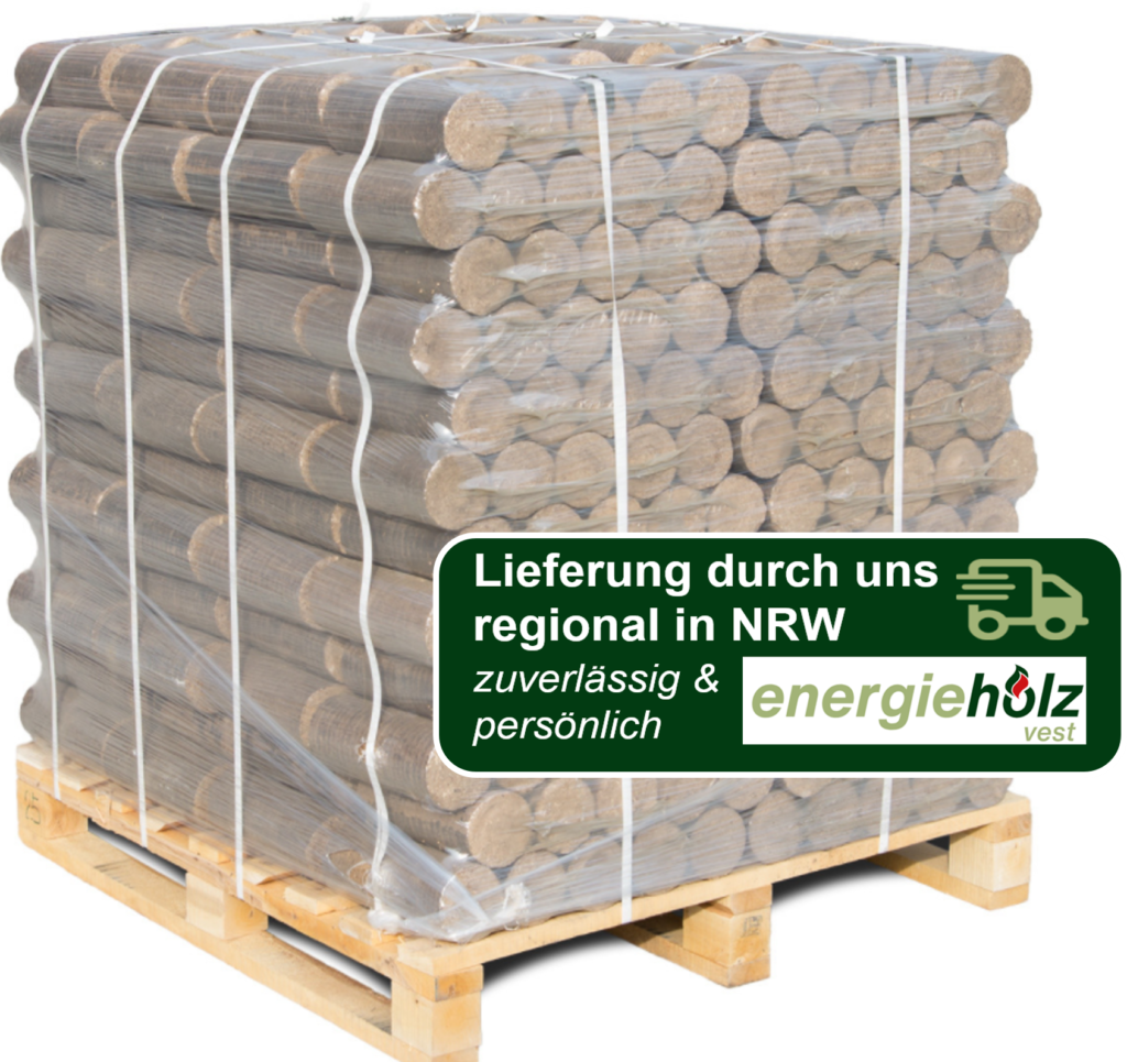 Runde Harholzbriketts – Premiumqualität