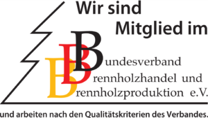 Trockenes Kaminholz als Laubholz-Mix auf 2-SRM-Palette