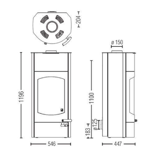 Kaminofen Austroflamm Koko Xtra 2.0 | 6 kW – Bild 5