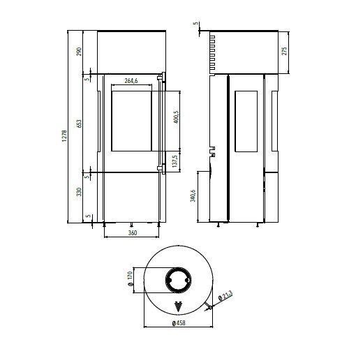Kaminofen Haas und Sohn LUMINUS.I hsc 5,5 kW – Bild 4