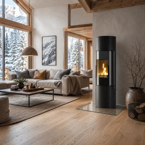 Kaminofen Jydepejsen Omega Core 7 kW – Bild 2