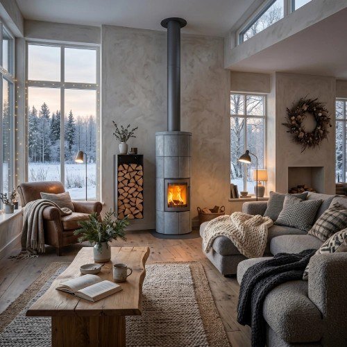 Kaminofen Lotus M2 | 6 kW Speicherofen – Bild 2