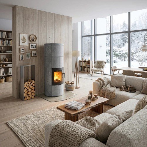Kaminofen Lotus M2 ecoLine 5,5 kW Speicherofen – Bild 2