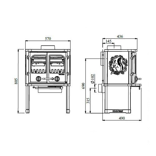 Kaminofen Morsoe 2140 | 5,5 kW – Bild 5