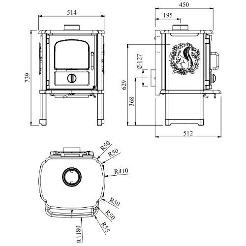 Kaminofen Morsoe 3142 | 5,2 kW – Bild 4