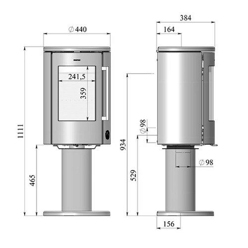 Kaminofen Morsoe 7349 | 4,3 kW – Bild 3