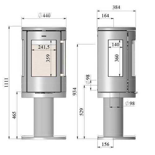 Kaminofen Morsoe 7449 | 4,3 kW – Bild 5