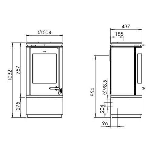 Kaminofen Morsoe 7840 | 7,3 kW – Bild 5