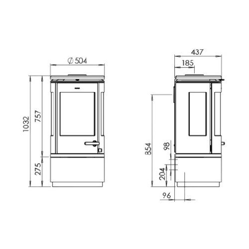 Kaminofen Morsoe 7940 | 7,3 kW – Bild 5