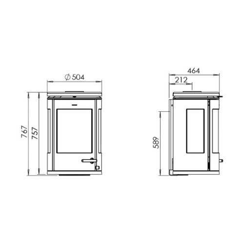 Kaminofen Morsoe 7970 | 7,3 kW – Bild 4