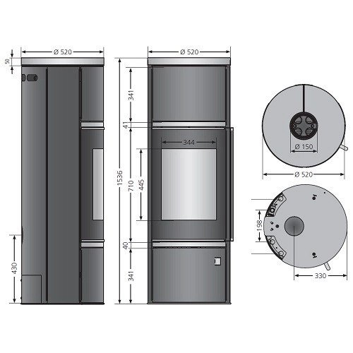 Kaminofen Oranier Arena Aqua 2.0 | 8,5 kW Wasserführend – Bild 6