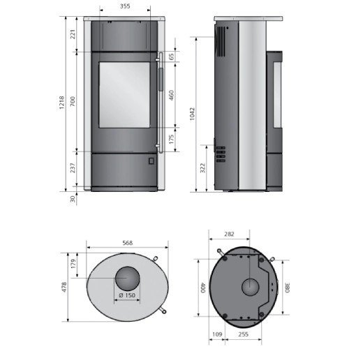 Kaminofen Oranier Polar Neo 6 | 6,5 kW – Bild 5