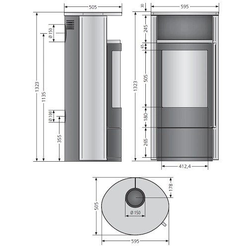 Kaminofen Oranier Polar Neo 8 | 8 kW – Bild 4