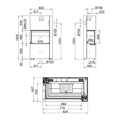 Kaminofen Spartherm Zirkon 2L 7,9 kW – Bild 3