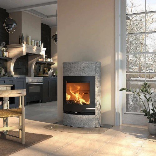 Kaminofen TermaTech TT22HST 7,5 kW Speckstein – Bild 3