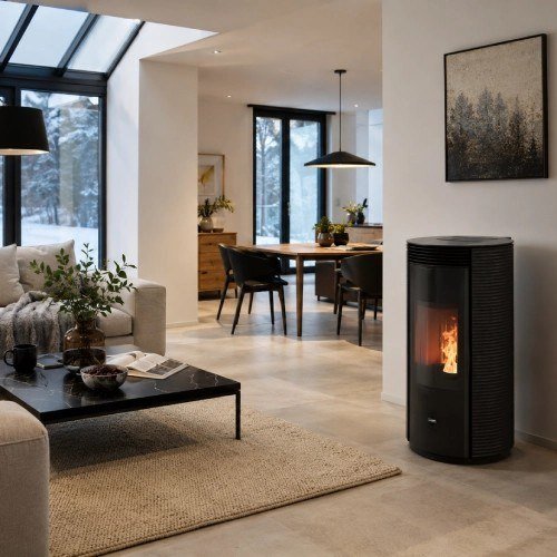Pelletofen Cadel Spin Plus 9 Airtech Ps 8,5 kW – Bild 2