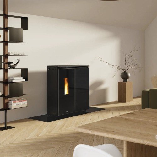 Pelletofen La Nordica Extraflame Floriana Idro Crystal 19,4 kW wasserführend – Bild 2