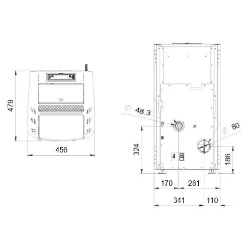 Pelletofen La Nordica Extraflame Ketty 5.0 | 6,5 kW – Bild 4