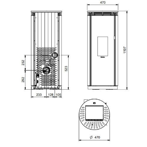 Pelletofen La Nordica Extraflame Pamela 8 kW – Bild 3