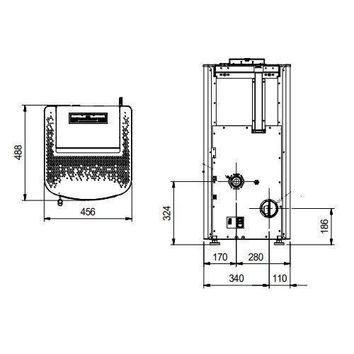 Pelletofen La Nordica Extraflame Sabry 5.0 Evo 7 kW – Bild 5