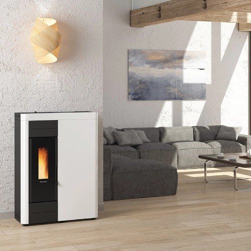 Pelletofen La Nordica Extraflame Virna Idro.16 | 14,5 kW wasserführend – Bild 2