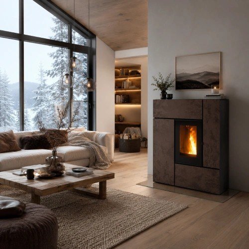 Pelletofen MCZ FEEL Comfort Air Matic 12 M1 Core 12 kW – Bild 2