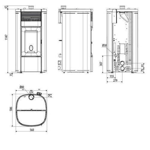Pelletofen MCZ MUSA Comfort Air 12 UP! M3 11,9 kW – Bild 6