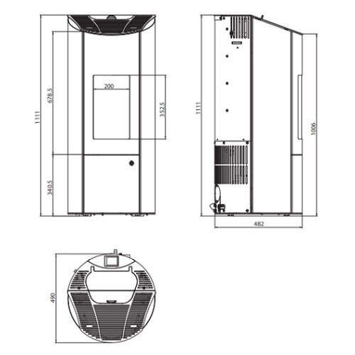 Pelletofen Olsberg Levana 3.0 | 6 kW raumluftunabhängig – Bild 3