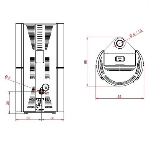 Pelletofen Palazzetti Ecofire Lilibet TC US 9,3 kW – Bild 3
